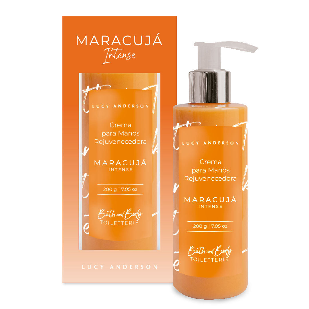 LUCY ANDERSON CREMA PARA MANOS REJUVENECEDORA MARACUJÁ INTENSE X 200 ML.